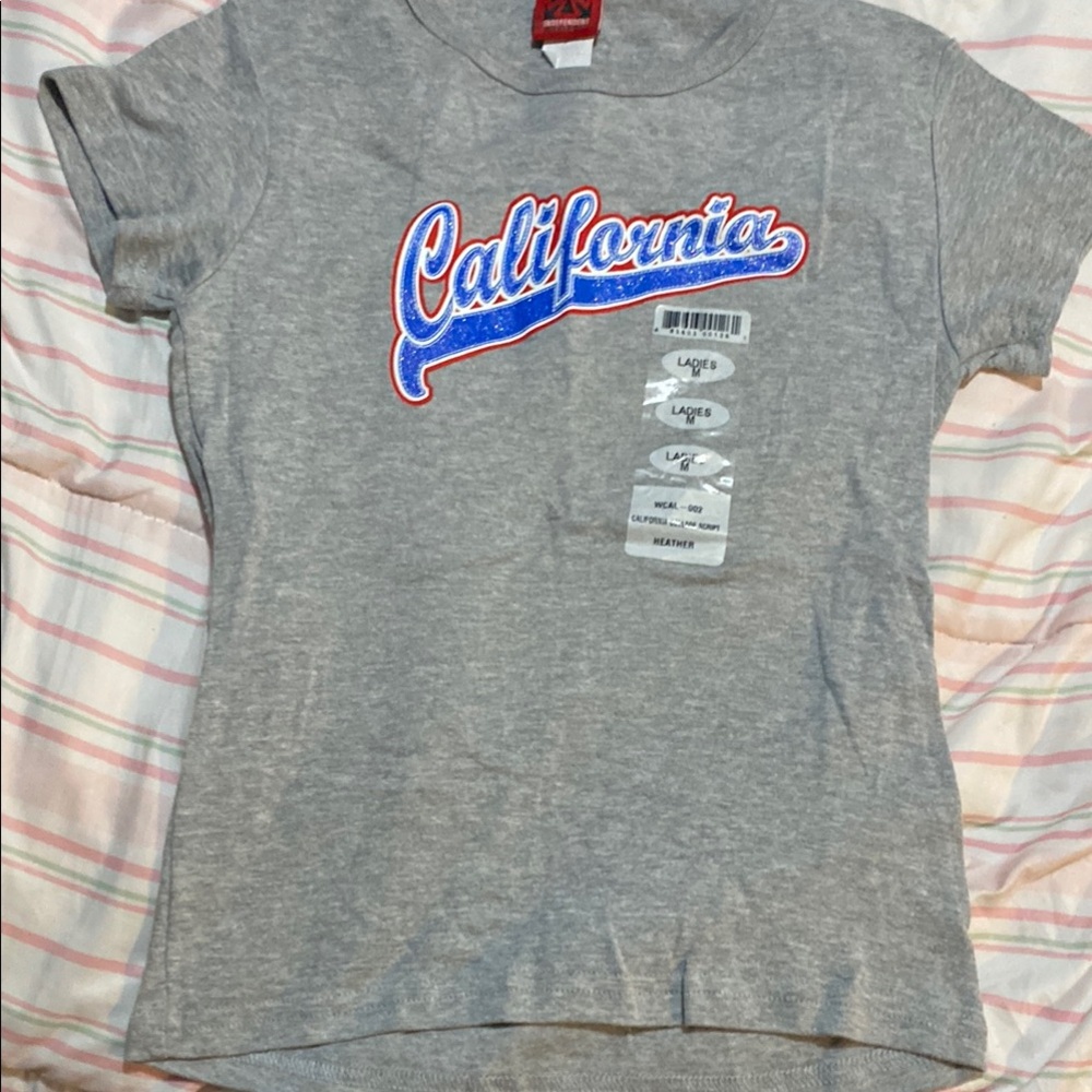 Gray Kids T-Shirt with California Print